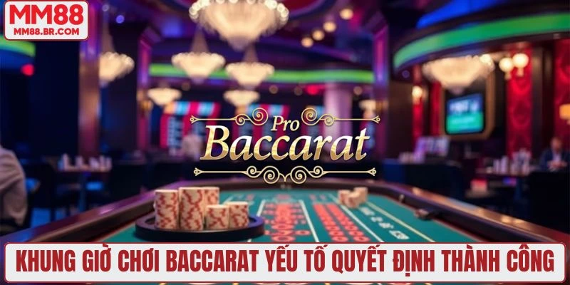 Khung giờ chơi Baccarat yếu tố quyết định thành công
